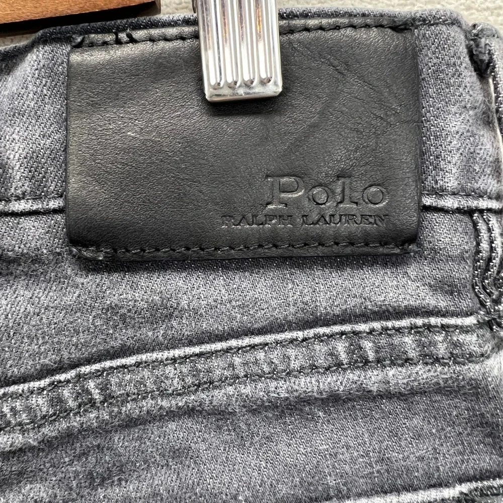 Polo Ralph Lauren Prospect‎ Straight Jeans Mens 33x32 (34/30) Black Faded Denim